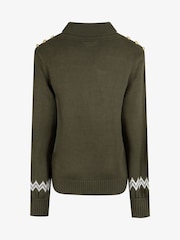 The Little Tailor Button Trim Luxury Knit Christmas Jumper - Image 4 of 6