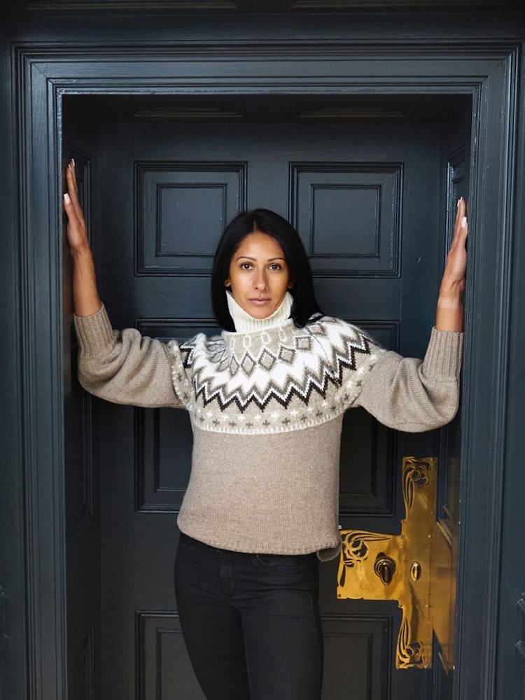Natur - The Little Tailor Weihnachtlicher Strickpullover mit Norwegermuster und weiter Passform - Bild 1 von 3 Natur - The Little Tailor Weihnachtlicher Strickpullover mit Norwegermuster und weiter Passform - Bild 1 von 3