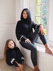 The Little Tailor Button Trim Luxury Knit Christmas Jumper - Image 3 of 7