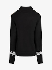 The Little Tailor Button Trim Luxury Knit Christmas Jumper - Image 5 of 7