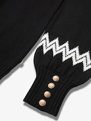 The Little Tailor Button Trim Luxury Knit Christmas Jumper - Image 7 of 7