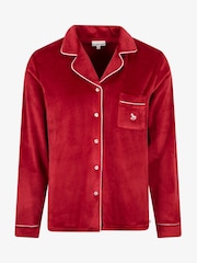 The Little Tailor Luxury Soft Touch Velour Christmas Pyjamas - Image 6 of 9