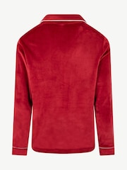 The Little Tailor Luxury Soft Touch Velour Christmas Pyjamas - Image 7 of 9