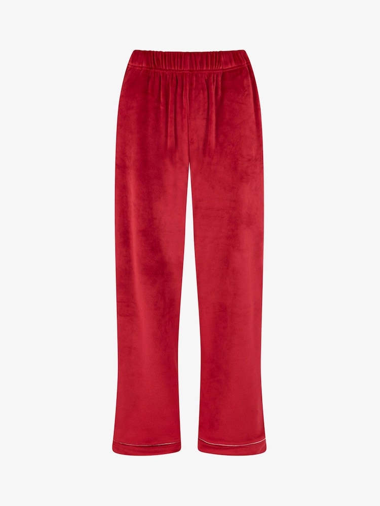 Rouge - The Little Tailor Pyjama de Noël en velours doux de luxe - Image 8 of 9