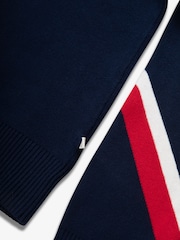 The Little Tailor Slim Fit Retro Sport Christmas Jumper - Image 7 of 7