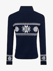 The Little Tailor Snowflake Slim Fit Christmas Jumper - Image 6 of 6