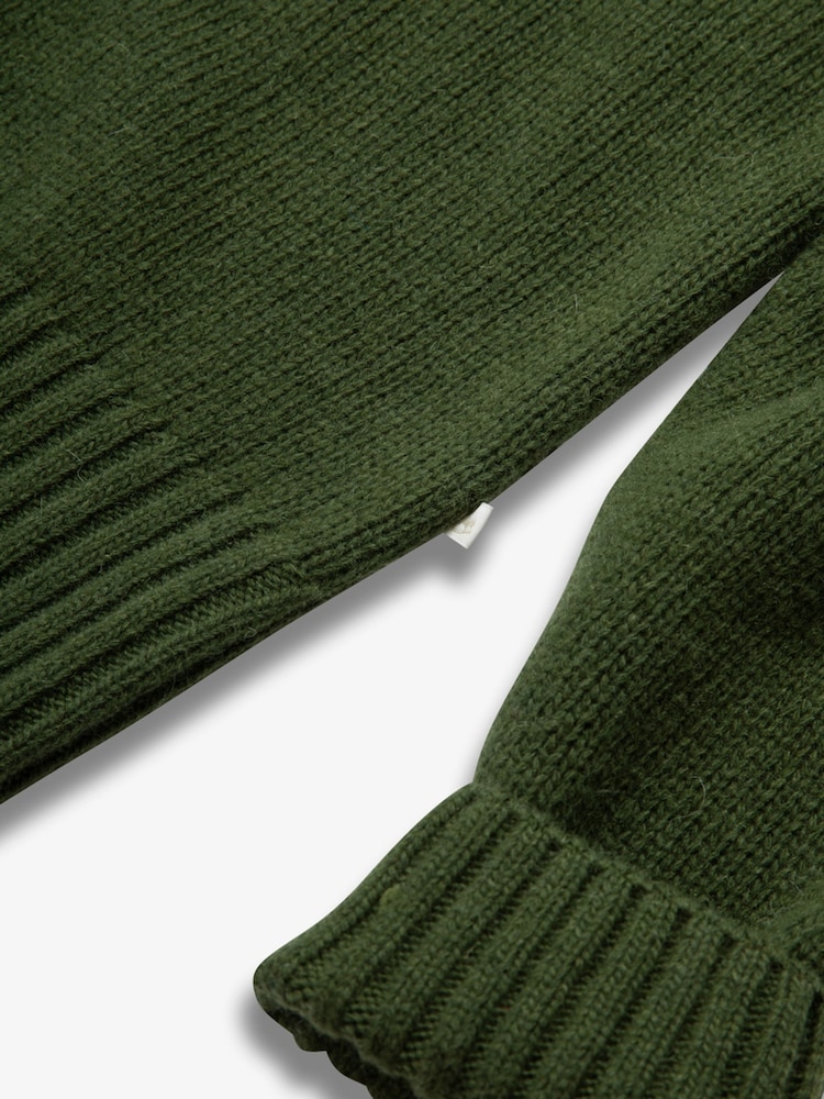 The Little Tailor Snowflake Chunky Knit Slouch Christmas Jumper - Image 7 of 7