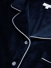 The Little Tailor Luxury Soft Touch Velour Christmas Pyjamas - Image 10 of 11