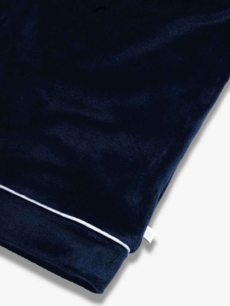The Little Tailor Luxury Soft Touch Velour Christmas Pyjamas - Image 11 of 11