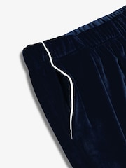 The Little Tailor Luxury Soft Touch Velour Christmas Pyjamas - Image 8 of 11