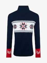 The Little Tailor Snowflake Slim Fit Christmas Jumper - Image 5 of 7