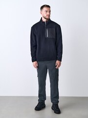 Dark Blue Regular Fit Waterproof Walking Trousers - Image 2 of 12