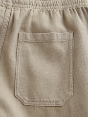 Stone Textured Elasticated Waist 100% Cotton Trousers - Image 11 of 11