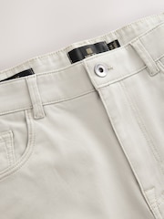 Light Grey Slim Fit 5 Pocket Soft Touch Trousers - Image 8 of 9