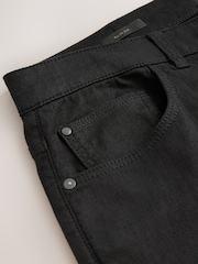 Black 5 Pocket Cotton Linen Trousers - Image 10 of 11