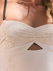 Rockett St George Ecru Embroidered Swimsuit - Image 6 of 10