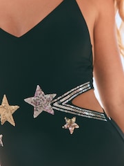 Rockett St George Black Star Sequin Swimsuit - Image 5 of 10