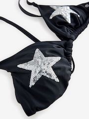 Haut de bikini triangle à sequins Rockett St George - Image 11 of 12
