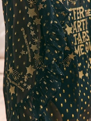 Rockett St George Embroidered Long Line Kimono - Bild 7 von 8