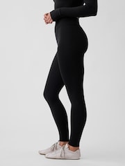 Gap Black Fit Smooth High Rise Leggings - Image 4 of 5