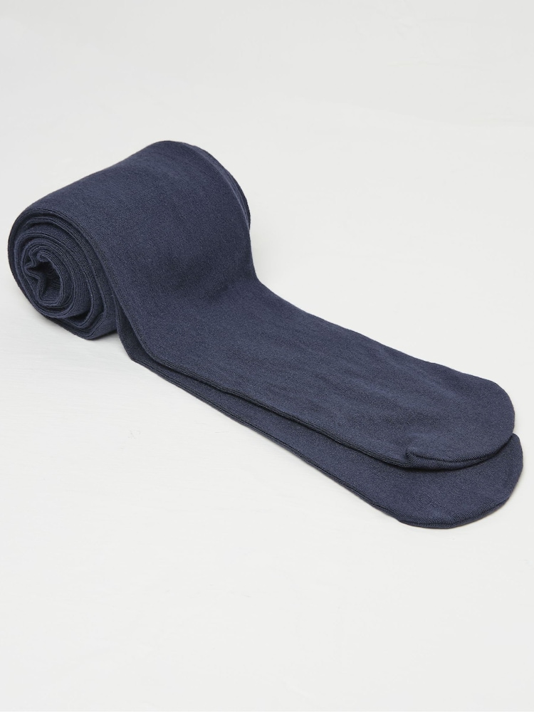 FatFace Blue Plain Tights - Image 1 of 2