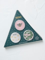 FatFace MultiColour Trio Lip Balm Gift Set - Image 1 of 2