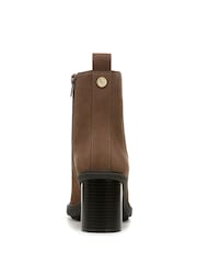 Vionic Truckee Wide Fit Block Heel Leather Ankle Boots - Image 5 of 10