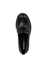 Vionic Tiburon Wide Fit Slip-Ons Leather Loafers - Image 6 of 10