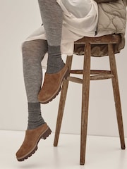 Vionic Fairfax Regular Fit Waxed Suede Mule Shoes - Image 1 of 11