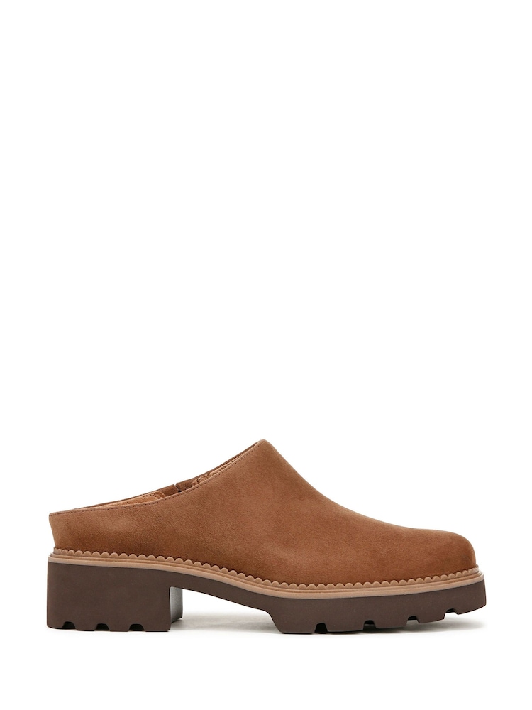 Vionic Fairfax Regular Fit Waxed Suede Mule Shoes - Image 2 of 11