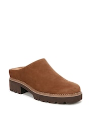 Vionic Fairfax Regular Fit Waxed Suede Mule Shoes - Image 4 of 11