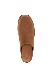 Vionic Fairfax Regular Fit Waxed Suede Mule Shoes - Image 7 of 11