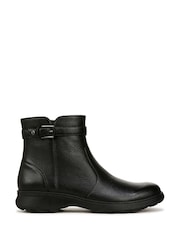Vionic Redding Leather Black Ankle Slippers - Image 1 of 10