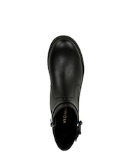 Vionic Redding Leather Black Ankle Slippers - Image 6 of 10