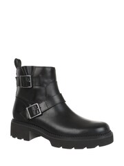 Vionic Folsom Leather Black Ankle Boots - Image 1 of 8