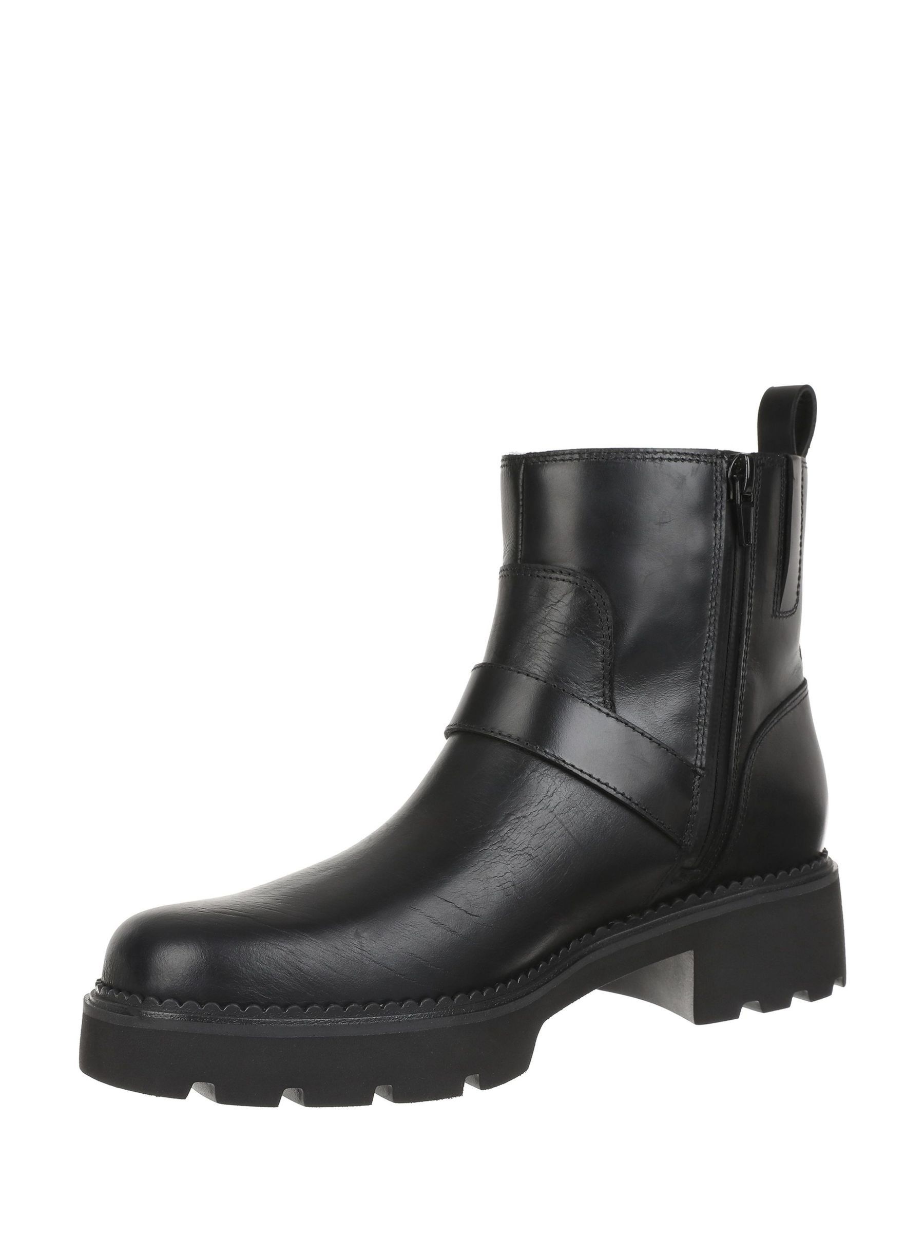 Vionic Folsom Leather Black Ankle Boots - Image 2 of 8