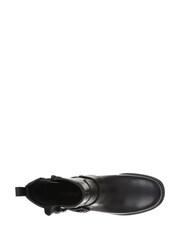 Vionic Folsom Leather Black Ankle Boots - Image 4 of 8