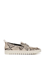 Creme, Schlangenprint - Vionic – Uptown – Loafers in normaler Passform aus Leder - Bild 2 von 11