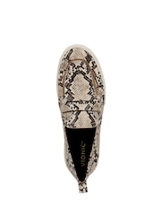 Creme, Schlangenprint - Vionic – Uptown – Loafers in normaler Passform aus Leder - Bild 7 von 11
