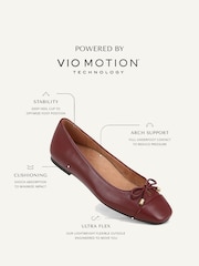 Vionic Klara Wide Fit Ballerina Shoes - Image 3 of 10