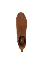 Vionic Wide Fit Aria Leather Ankle Boots - Image 6 of 11