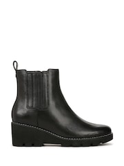 Vionic Wide Fit Aria Leather Ankle Boots - Image 1 of 10