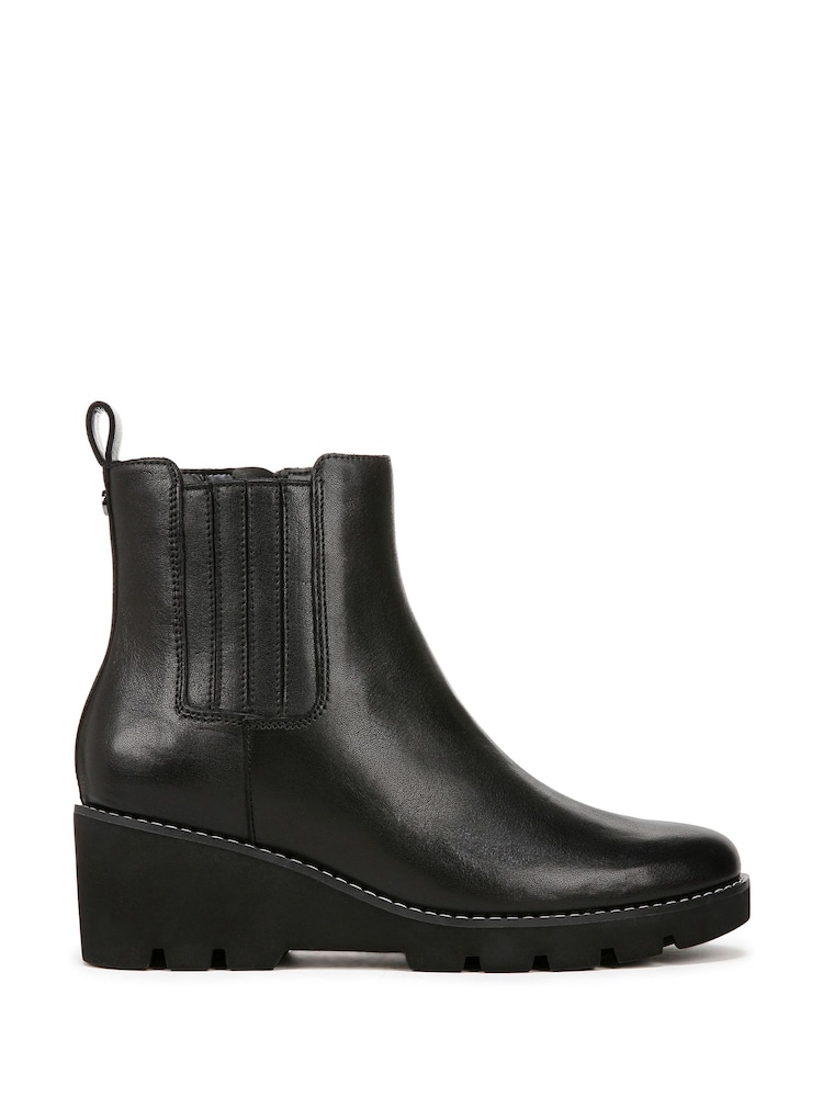 Vionic Wide Fit Aria Leather Ankle Boots - Image 1 of 10