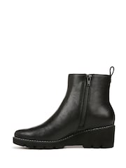 Vionic Wide Fit Aria Leather Ankle Boots - Image 2 of 10