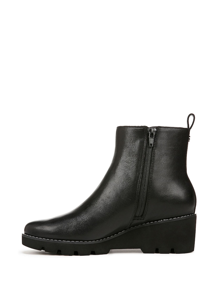 Vionic Wide Fit Aria Leather Ankle Boots - Image 2 of 10