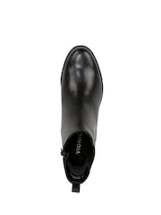 Vionic Wide Fit Aria Leather Ankle Boots - Image 6 of 10