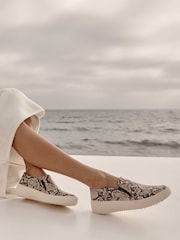 Vionic Kearny Wide Fit Slip-On Trainers - Image 1 of 11