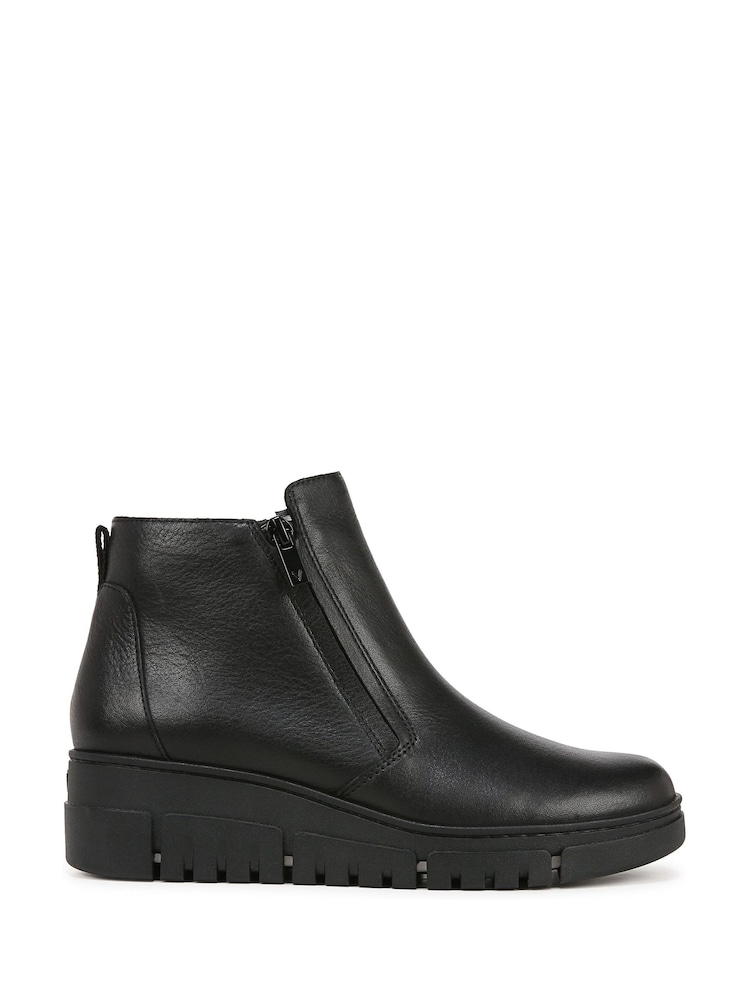 Vionic Uptown Sur Wide Fit Leather Ankle Boots - Image 1 of 10