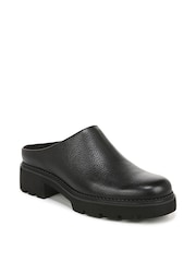 črna - Vionic Fairfax v standardnem krogu Waxed Suede Mule čevlji - Slika 4 iz 11