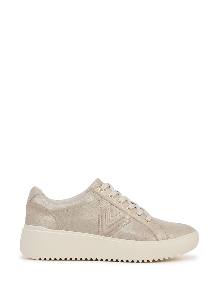 Dorado - Zapatillas de corte estándar con cordones Kearny de Vionic - Imagen 1 de 11 Dorado - Zapatillas de corte estándar con cordones Kearny de Vionic - Imagen 1 de 11